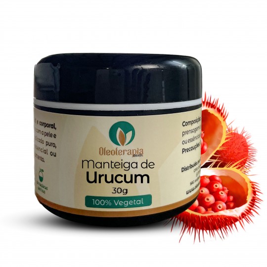 Manteiga de Urucum Pura e 100% natural uso capilar e corporal