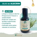Óleo de Alecrim 100% natural - umectação capilar, cuidados com a pele, massagem terapêutica