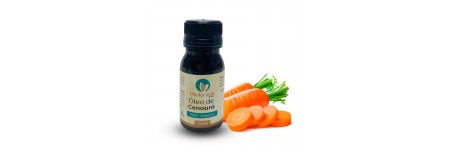 Óleo de Cenoura 100% natural - umectação capilar, cuidados com a pele, massagem terapêutica