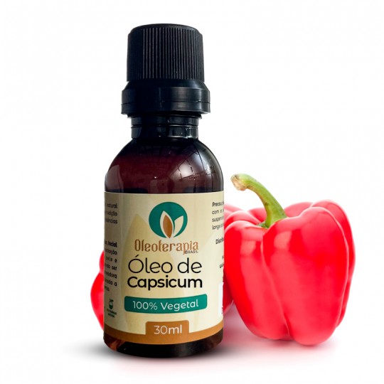 Óleo de Capsicum Puro - 100% natural uso capilar e corporal