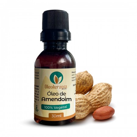 Óleo de Amendoim Puro - 100% natural uso capilar e corporal