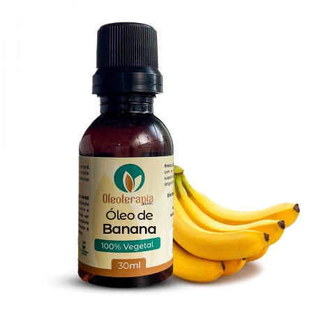Óleo de Banana Puro - 100% natural uso capilar e corporal